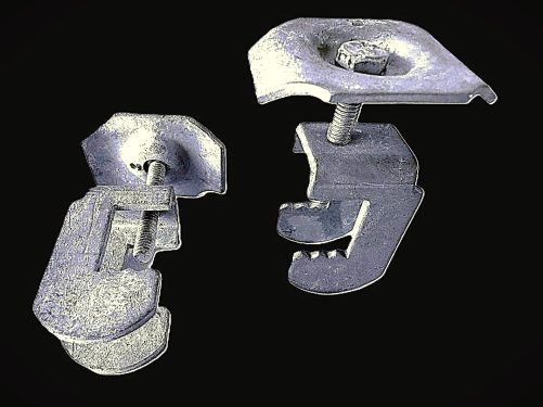 1-1/4" G Clip Grating Fastener — Galvanized — item 0-255, Global Metals USA