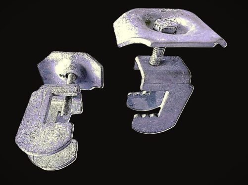 1-1/2" G Clip Grating Fastener — Galvanized — item 0-260, Global Metals USA