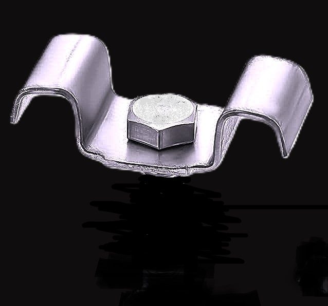 1" F-10 Grating Clip — 316 Stainless Steel — item 0-270, Global Metals USA