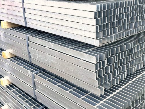 2" 19-W-4 Electro-Forged Steel Bar Grating — item 0-165, Global Metals USA