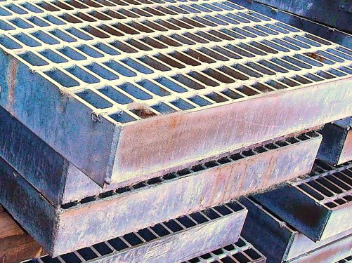 3-1/2" & 4" Heavy-Duty Steel Bar Grating — item 0-175, Global Metals USA