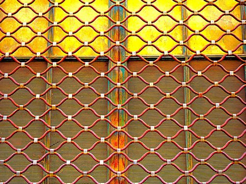 Diamond Pattern Architectural Iron Grille — item A-100-A, Global Metals USA